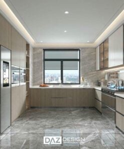 Tủ Bếp Nhựa Daz-p04 Cánh Phủ Acrylic, Laminate 4