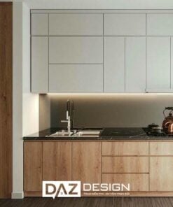 Tủ Bếp Nhựa Daz-p10 Cánh Phủ Acrylic, Laminate 2
