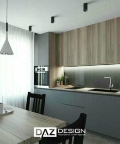Tủ Bếp Nhựa Daz-p14 Cánh Nhựa, Mdf Lõi Xanh