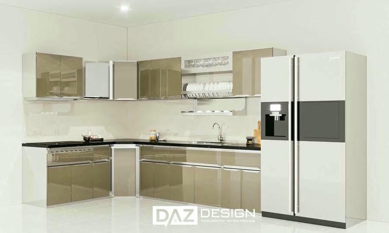 Tủ Bếp Nhựa - Inox SHT Cánh Kính, Acrylic, Laminate 1