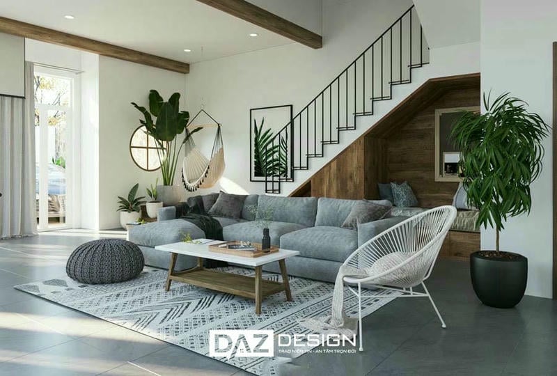 Thi công nội thất nhà phố phong cách scandinavian