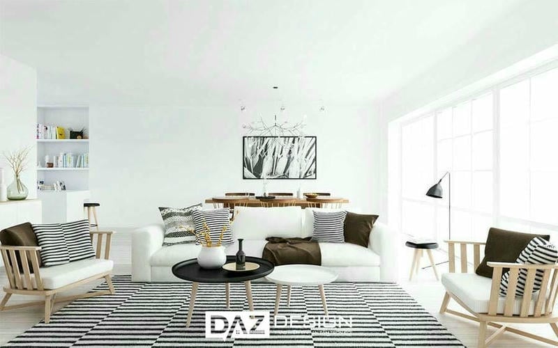 Decor Nội Thất Phòng Khách Phong Cách Scandinavian