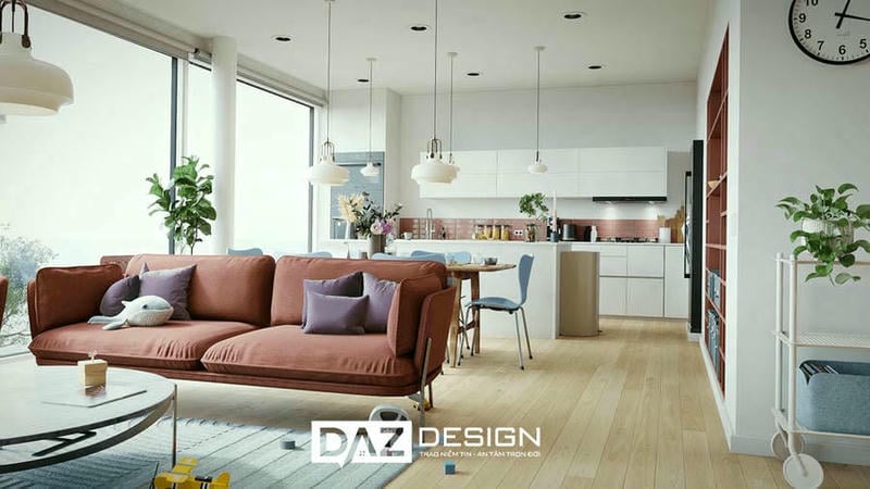 thiết kế nội thất phong cách Bắc Âu