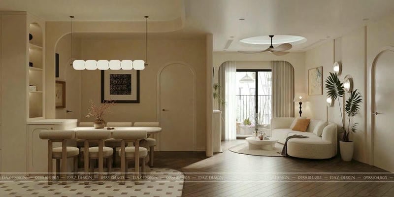 Thi Công Nội Thất Căn Hộ 12b W1 110m2 Tòa Wisteria 16