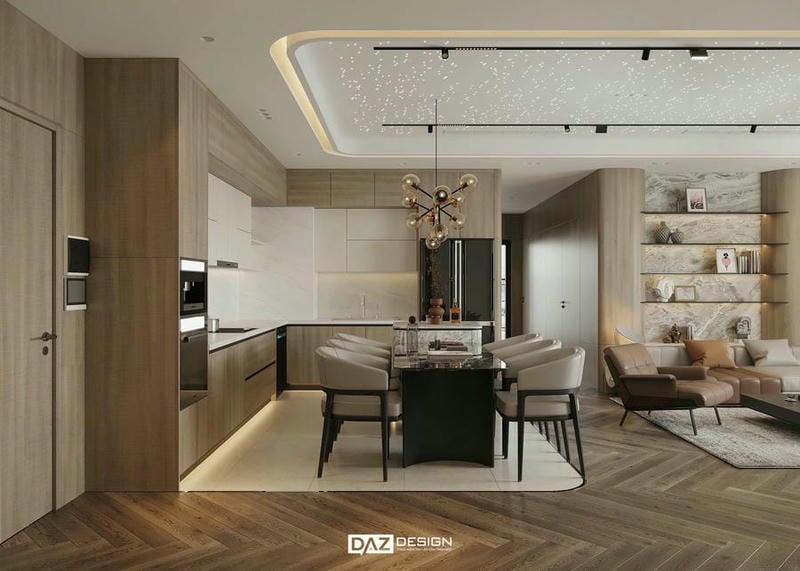 Thiết Kế Nội Thất Căn Hộ 142m2 Hinode Royal Park W2 3