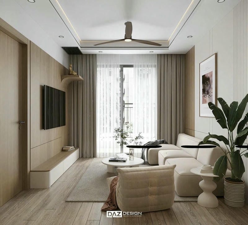Thiết Kế Nội Thất Chung Cư 73m2 2pn Tòa W2 Wisteria 6