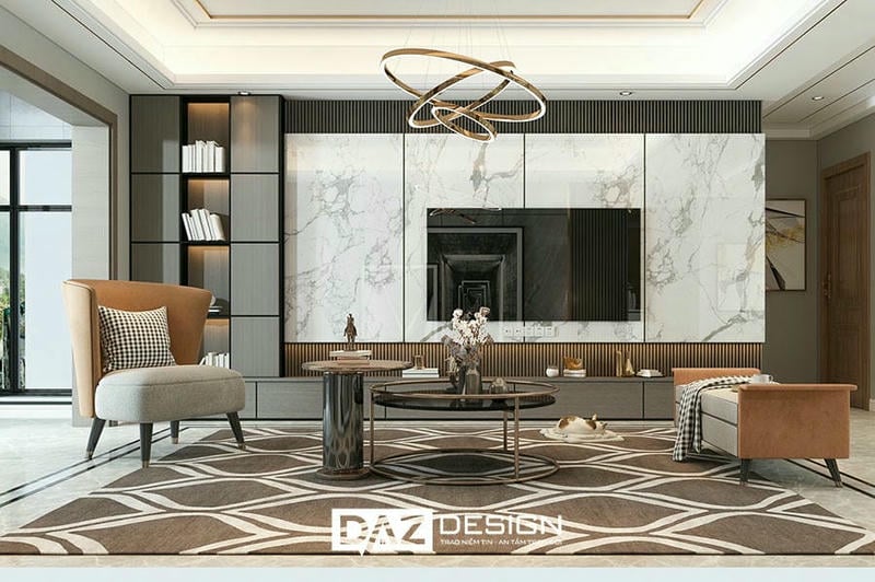 Phòng khách biệt thự Modern Luxury