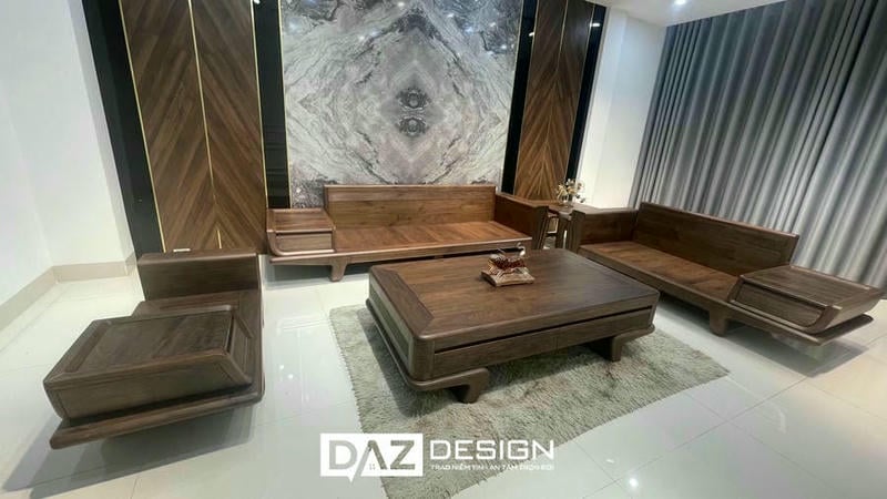 Bàn Ghế Gỗ óc Chó 6