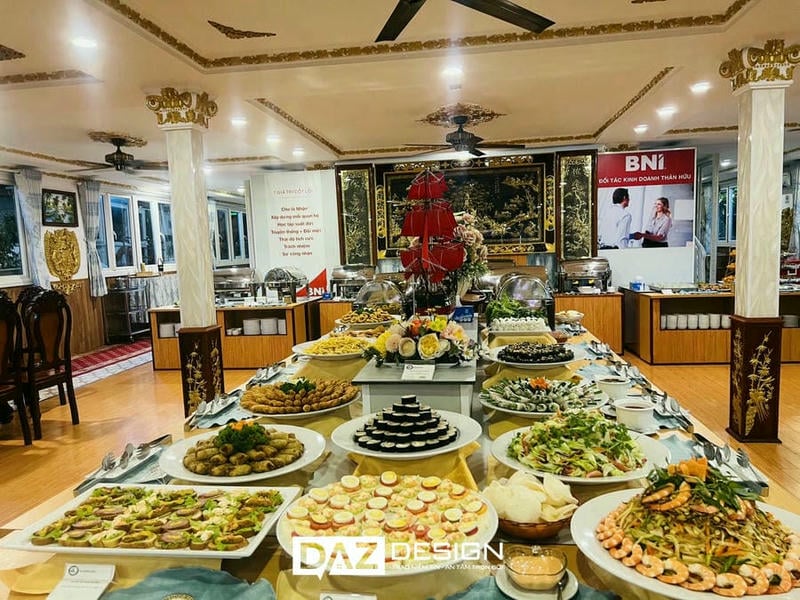 Thiết Kế Thi Công Nội Thất Buffet Sang Trọng Đẳng Cấp