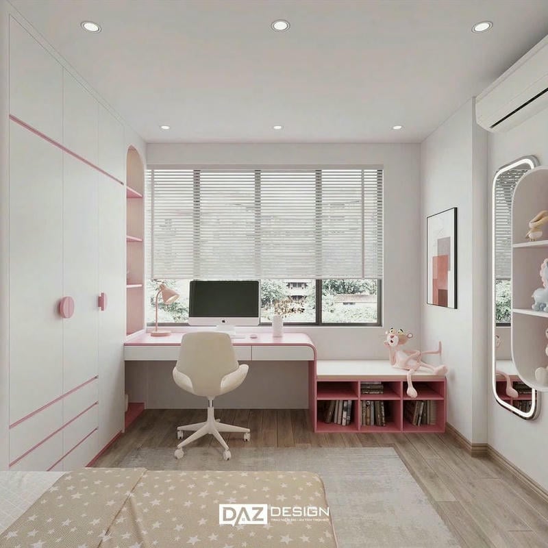 Thiết Kế Thi Công Nội Thất Nhà Phố 4 Tầng Long Biên 17