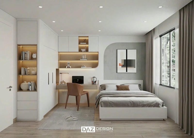 Thiết Kế Thi Công Nội Thất Nhà Phố 4 Tầng Long Biên 18