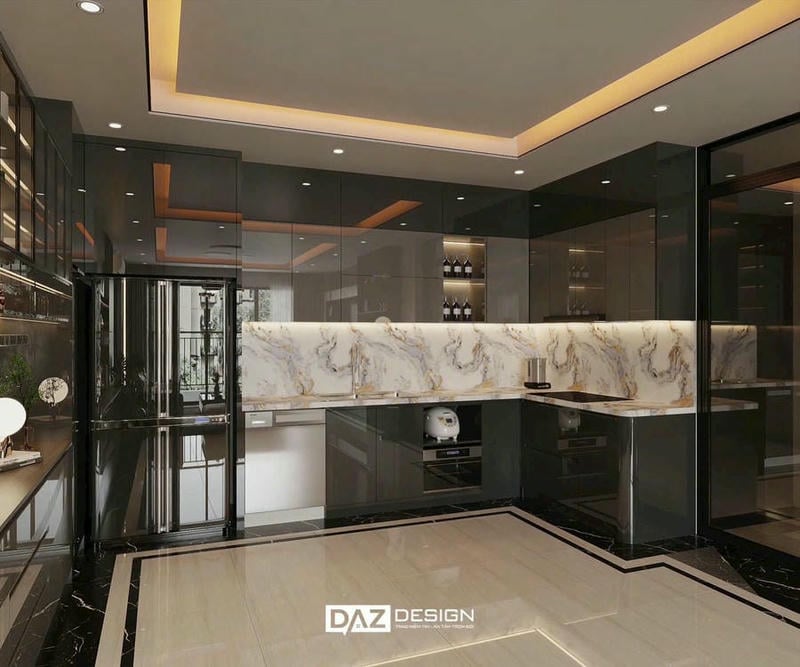 Thiết Kế Thi Công Nội Thất Nhà Phố 4 Tầng Long Biên