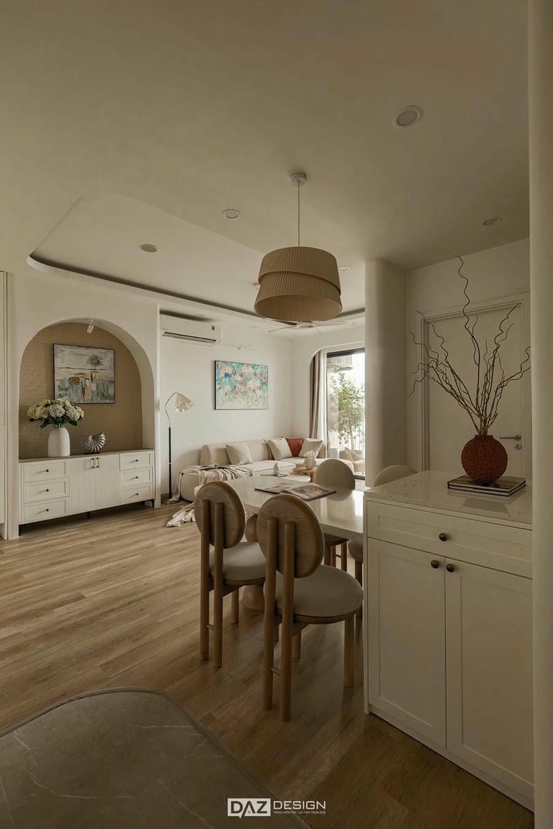 Hoàn Thiện Nội Thất Căn Hộ 100m2 Wabisabi Tại The Wisteria 23