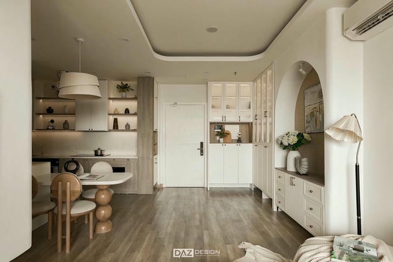 Hoàn Thiện Nội Thất Căn Hộ 100m2 Wabisabi Tại The Wisteria 24