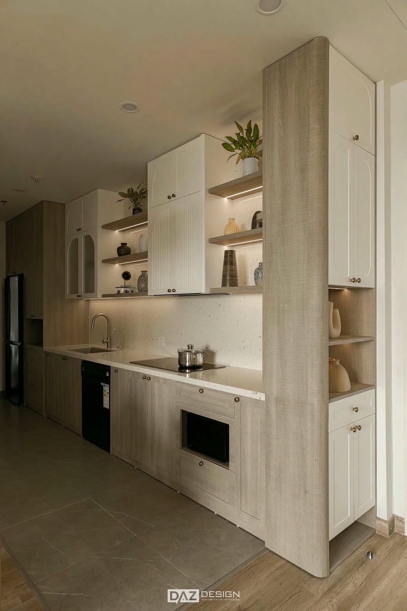 Hoàn Thiện Nội Thất Căn Hộ 100m2 Wabisabi Tại The Wisteria 4