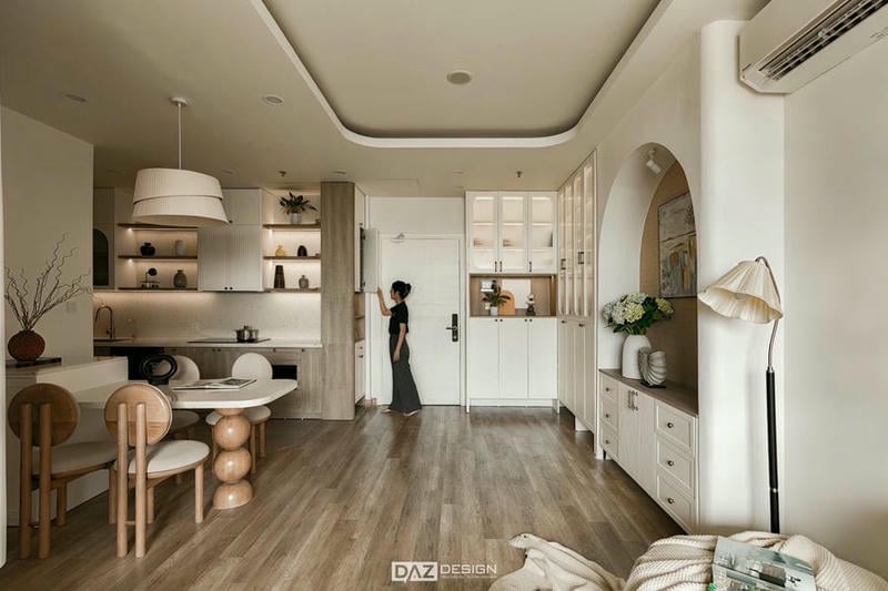 Hoàn Thiện Nội Thất Căn Hộ 100m2 Wabisabi Tại The Wisteria