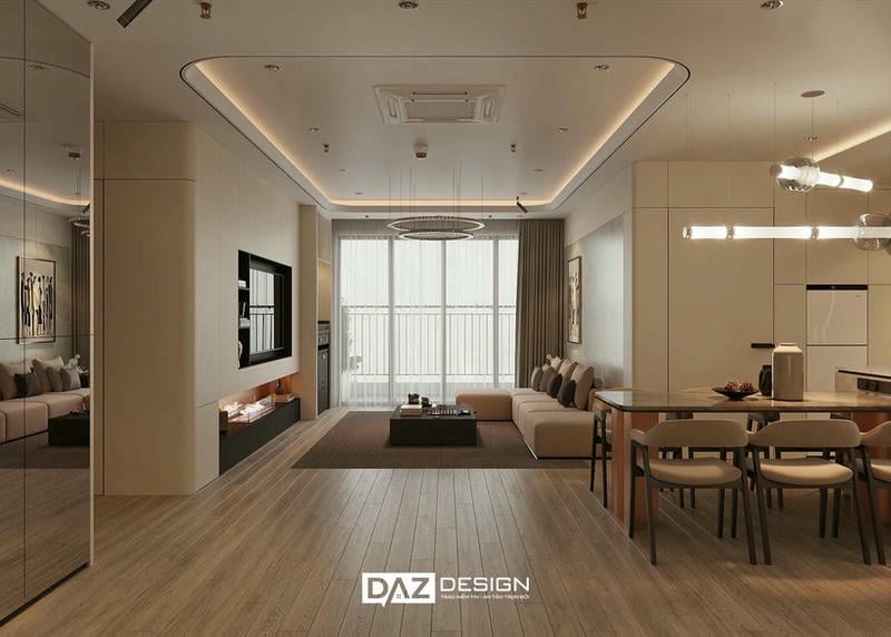 Thiết Kế Thi Công Nội Thất Căn Hộ 138m2 The Wisteria 1
