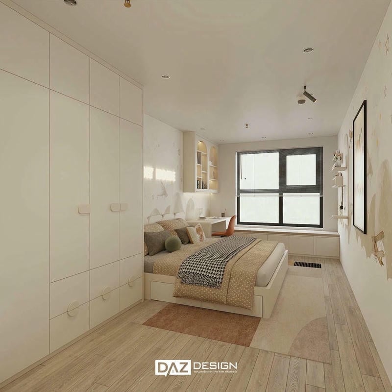 Phòng ngủ phụ – Linh hoạt cho gia đình trẻ