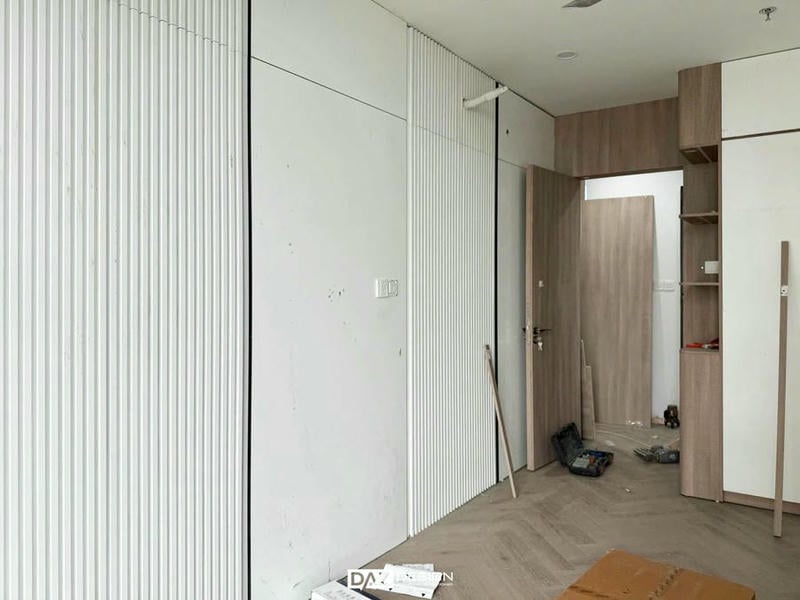 Quy trình chuẩn bắt đầu từ khảo sát hiện trạng, đo kích thước thực tế, xác