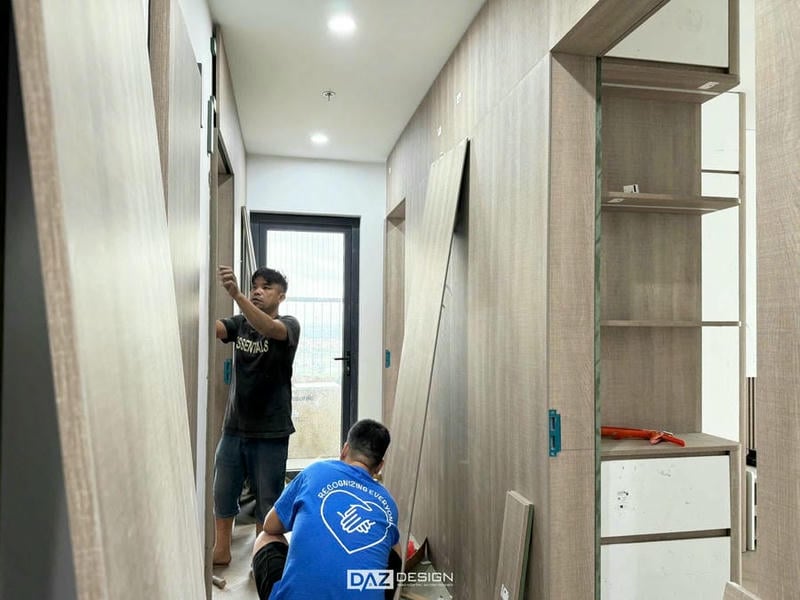 Khâu đầu tiên là đọc bản vẽ kiến trúc, xác định kích thước phủ bì