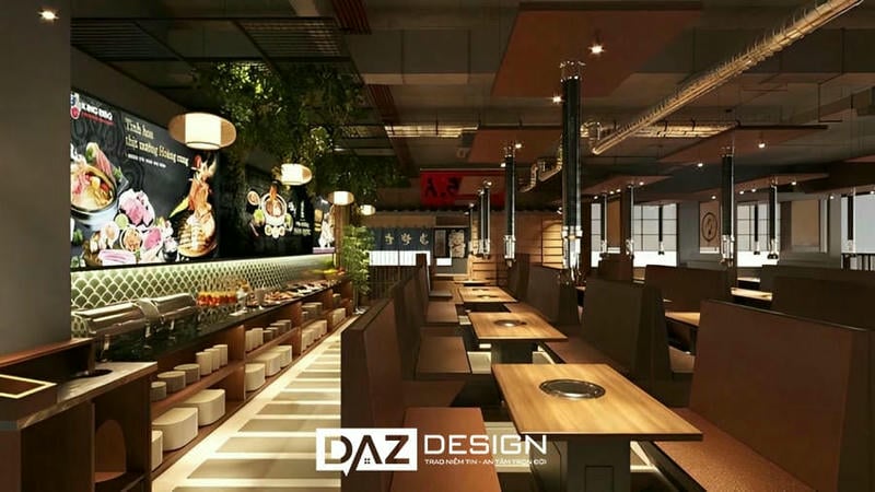 Thiết Kế Nội Thất Nhà Hàng Hàn Quốc
