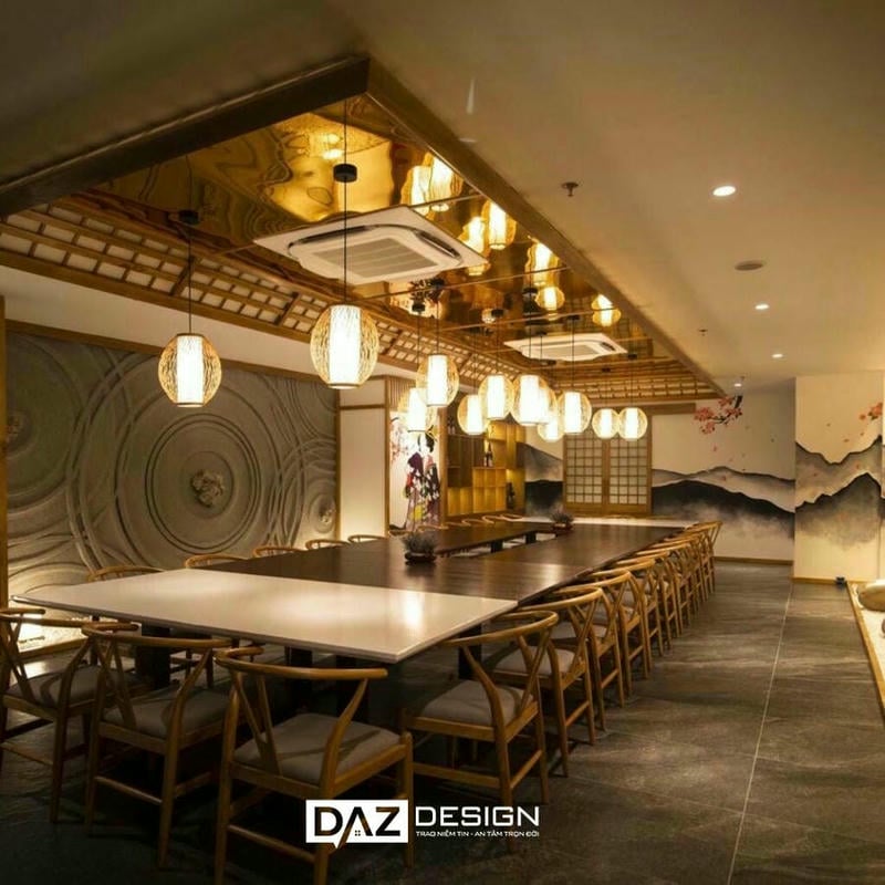Thiết Kế Nội Thất Nhà Hàng Nhật Bản