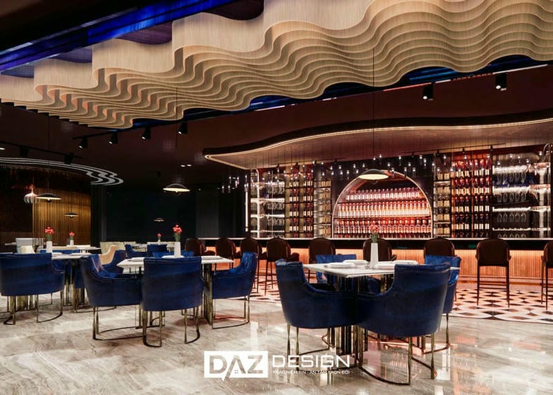 Thiết Kế Nội Thất Nhà Hàng Phong Cách Luxury