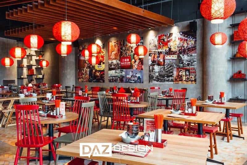 Thiết Kế Nội Thất Nhà Hàng Trung Hoa Cổ Điển Và Ấn Tượng